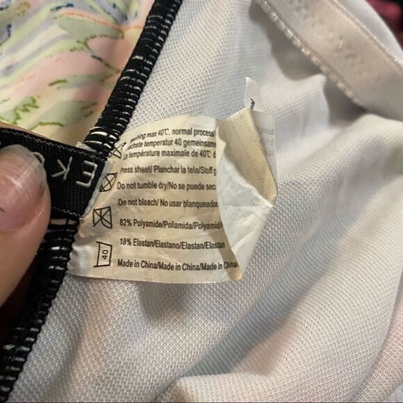 Ekauaer tropical palm tree one piece bathing suit XL - Picture 8 of 8